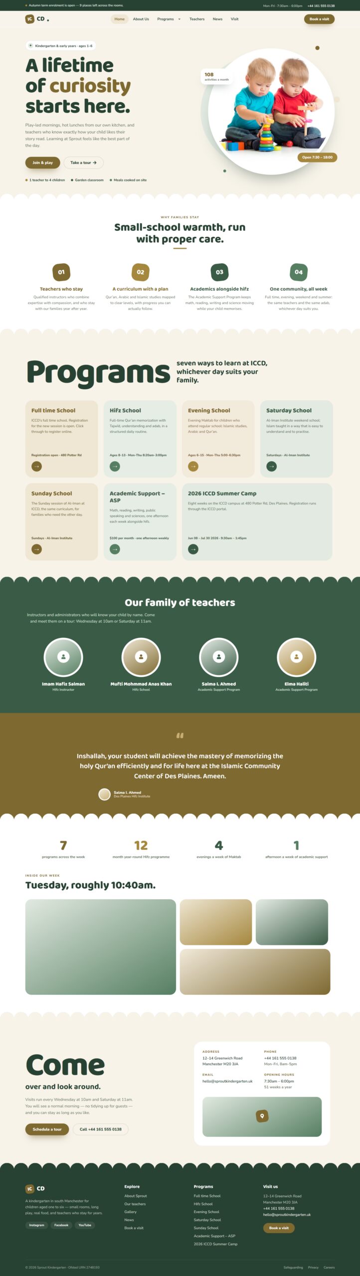 iccd School home page