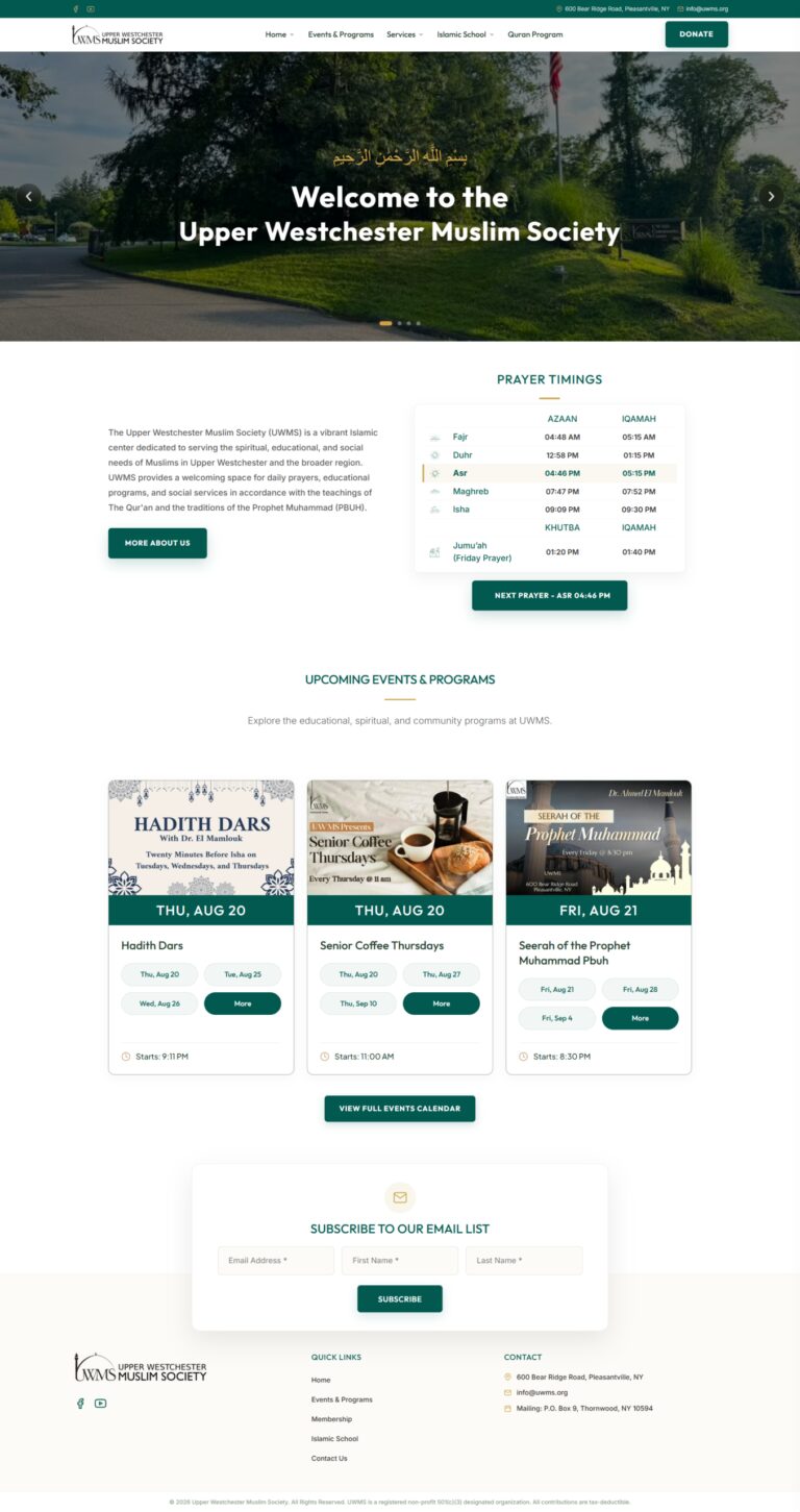 uwms home page